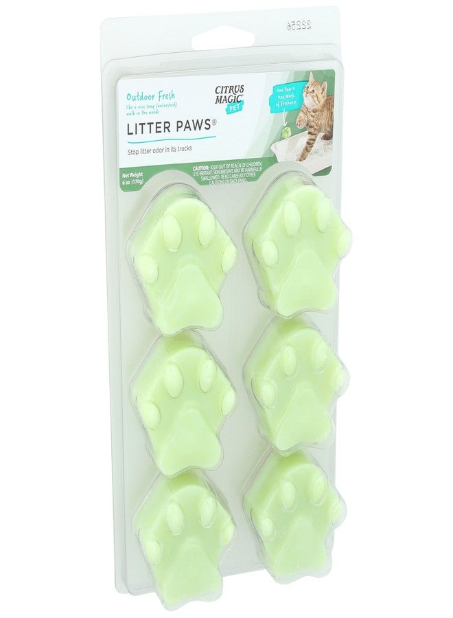 سيتريس ماجيك أقراص سيتروس ماجيك للتحكم برائحة الحيوانات الأليفة، مناسبة لفضلات القطط، برائحة منعشة في الهواء الطلق، 6 قطع، عبوة من قطعتين - Image 2